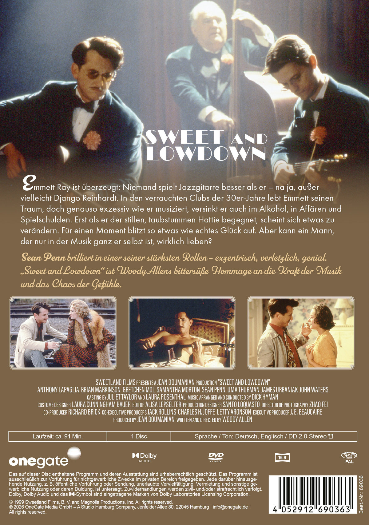 Sweet and Lowdown  (DVD)