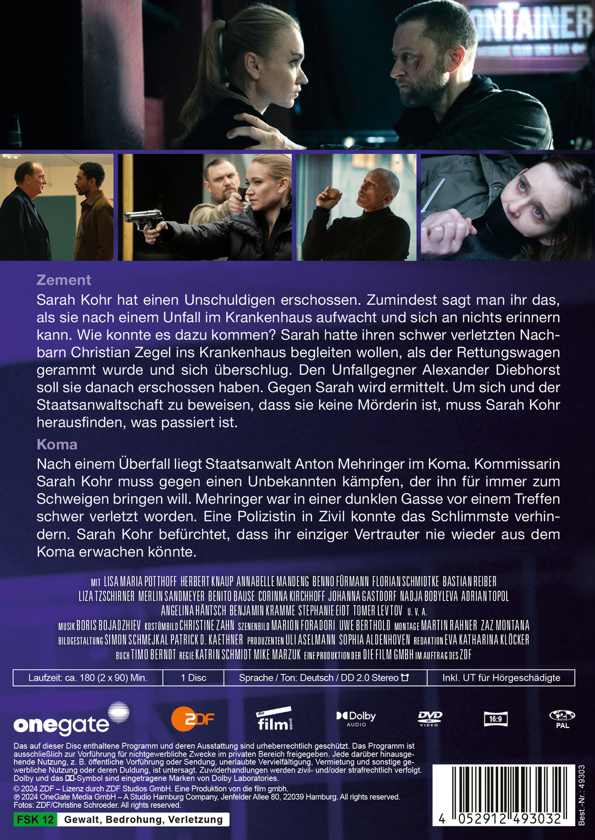 Sarah Kohr: Zement / Koma  (DVD)