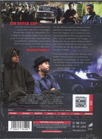 Urban Justice - Blinde Rache - Uncut Mediabook Edition (DVD+blu-ray) (Cover Original)
