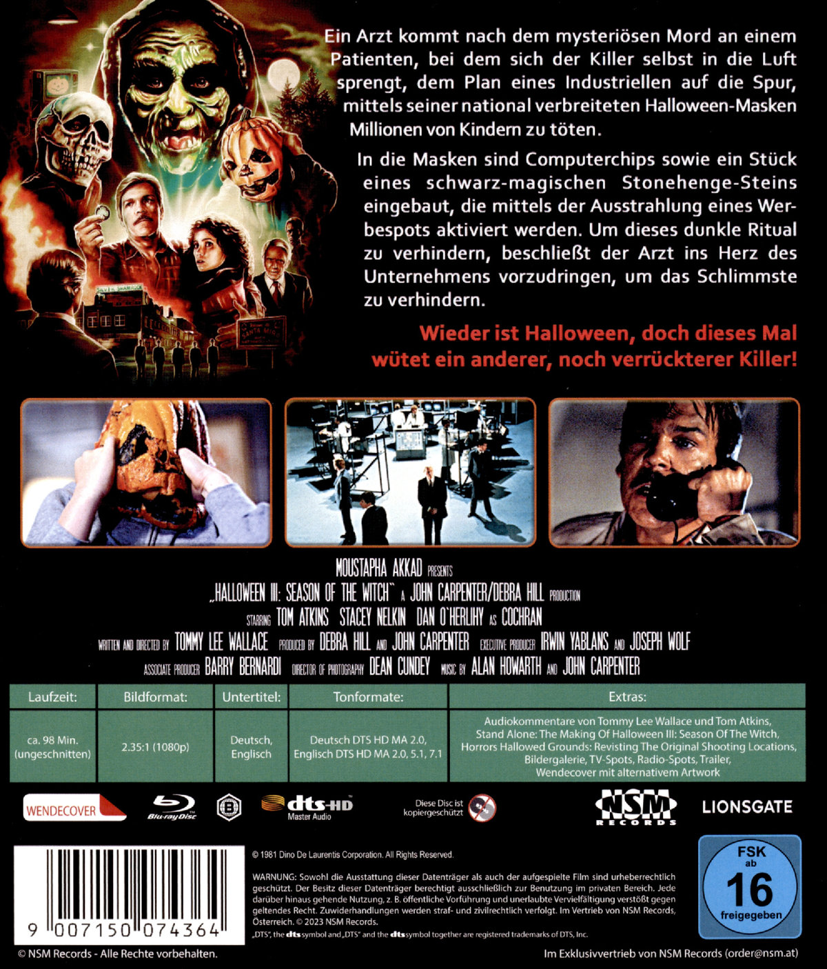 Halloween 3 (uncut) (remastered)  (Blu-ray Disc)
