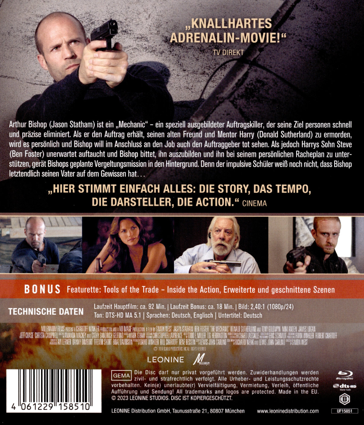 Mechanic, The (blu-ray)