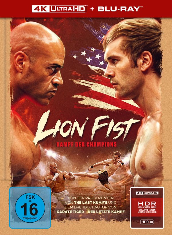 Lion Fist - Kampf der Champions - Uncut Mediabook Edition  (4K Ultra HD+blu-ray)