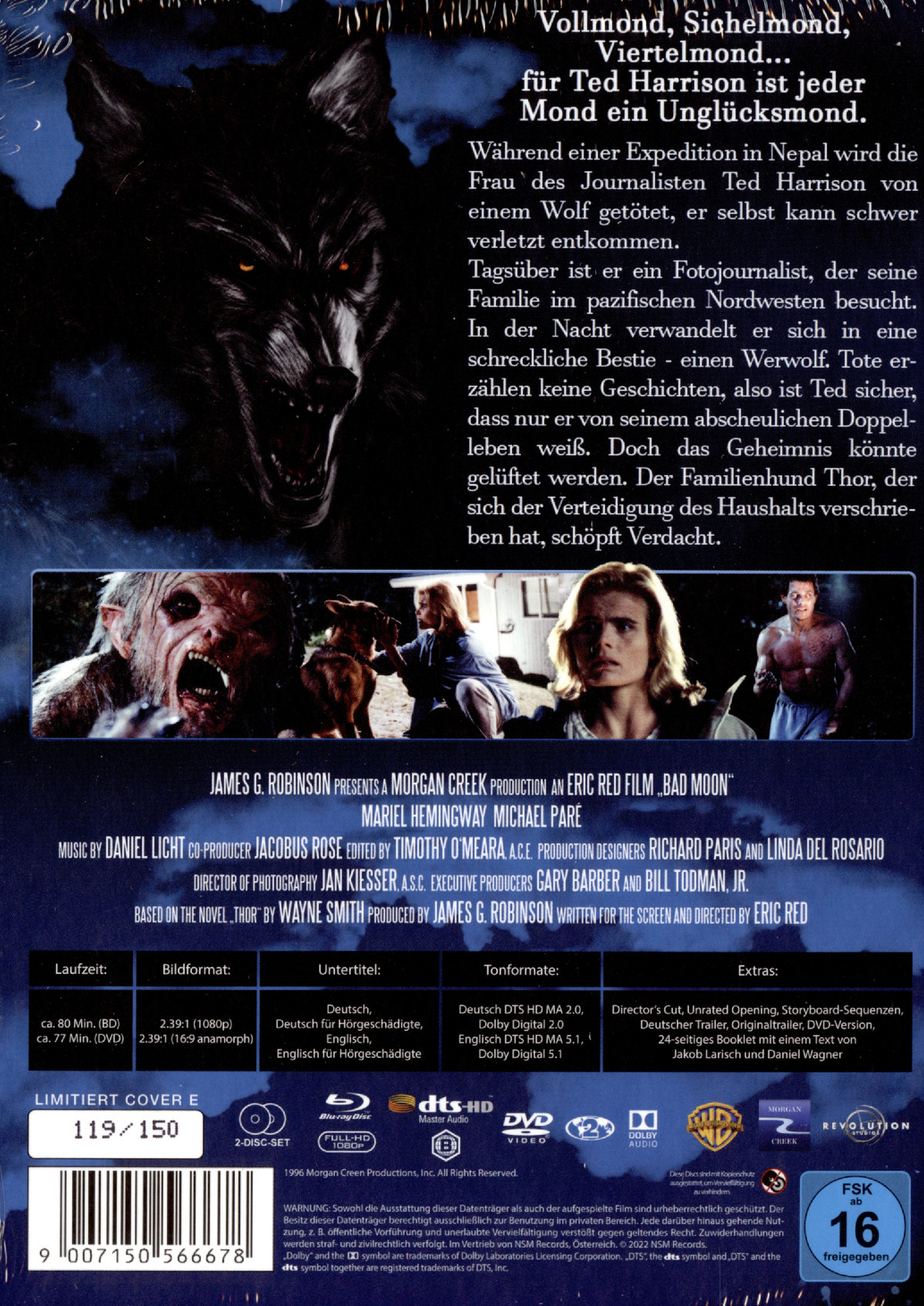 Bad Moon - Uncut Mediabook Edition (DVD+blu-ray) (E)