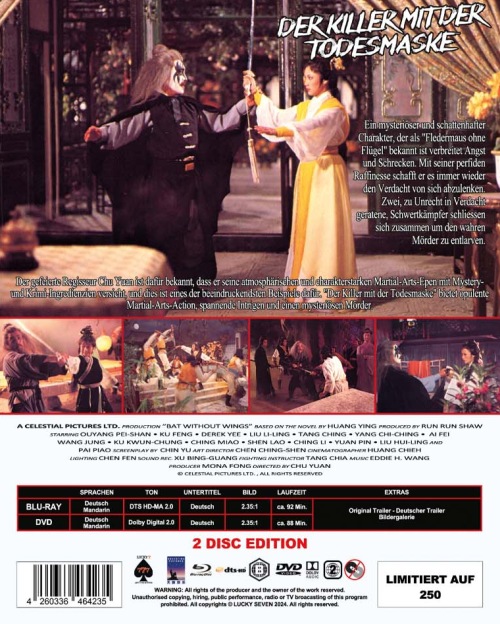 Der Killer mit der Todesmaske - Uncut Edition  (DVD+blu-ray)