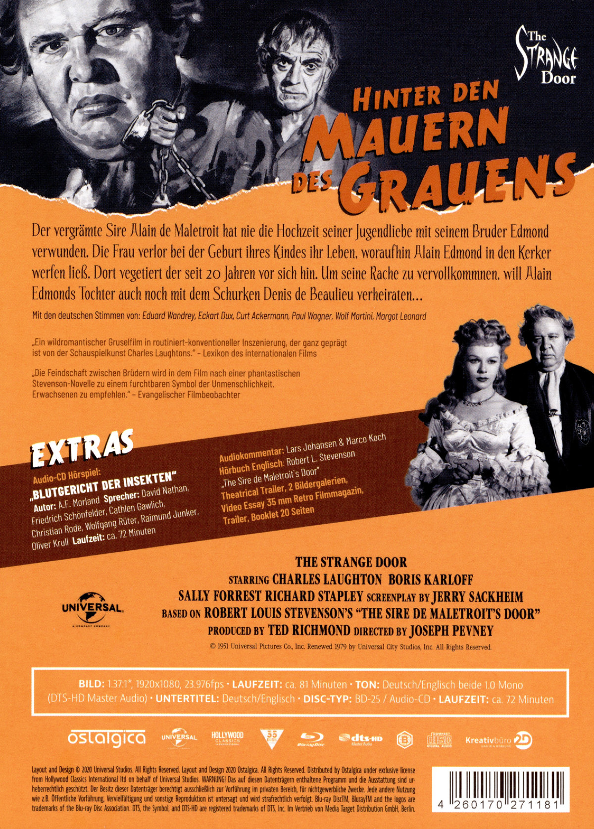 Hinter den Mauern des Grauens - Limited Edition (blu-ray)