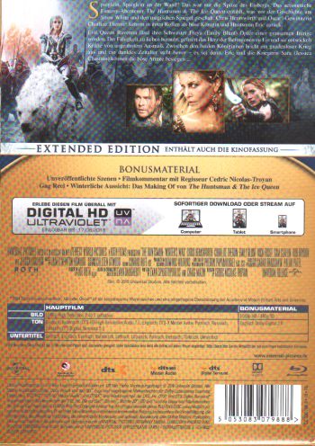 Huntsman & the Ice Queen, The - Extended Limited Steelbook Edition (blu-ray)