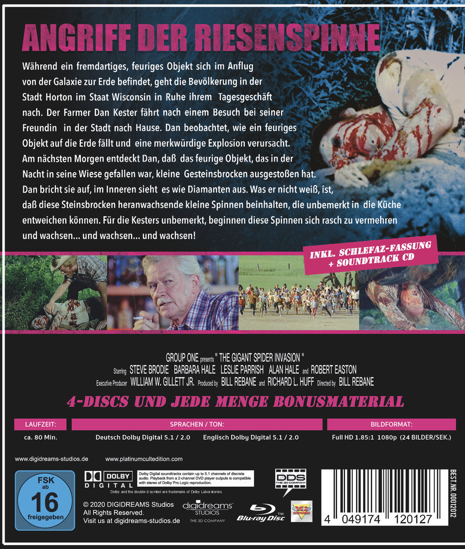 Angriff der Riesenspinne - Inkl. SchleFaZ-Fassung (blu-ray)
