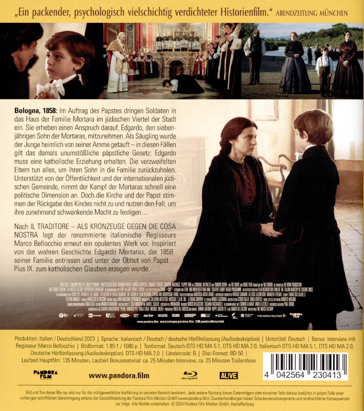 Die Bologna-Entführung – Geraubt im Namen des Papstes  (Blu-ray Disc)