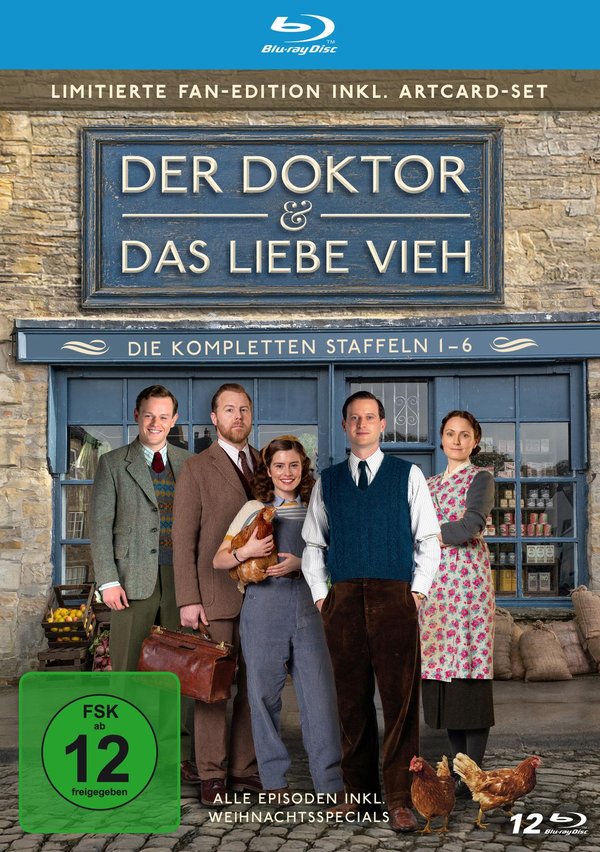 Der Doktor und das liebe Vieh - Die kompletten Staffeln 1-6 LTD. - Die limitierte Fan-Edition inkl. Artcard-Set  [12 Discs]  (Blu-ray Disc)