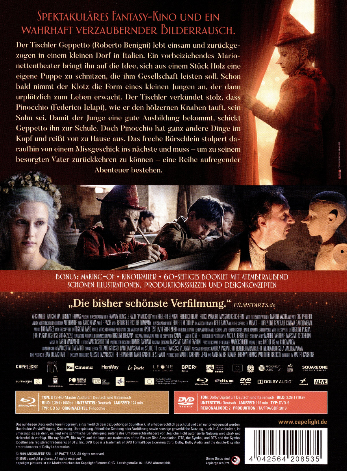 Pinocchio - Limited Mediabook Edition (DVD+blu-ray) Pinocchio - Limited Mediabook Edition (DVD+blu-ray)