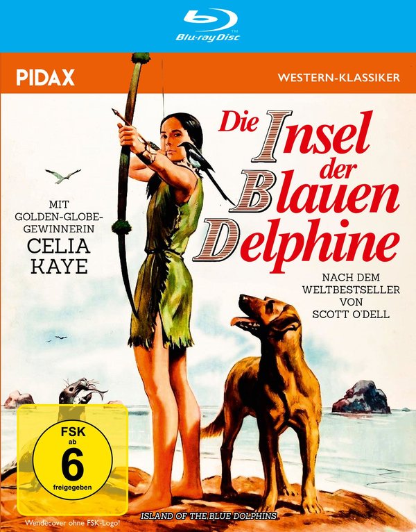 Die Insel der blauen Delphine (Island of the Blue Dophins) / Preisgekröntes Indianerabenteuer nach dem gleichnamigen Roman von Scott O’Dell  (Pidax Western-Klassiker)  (Blu-ray Disc)