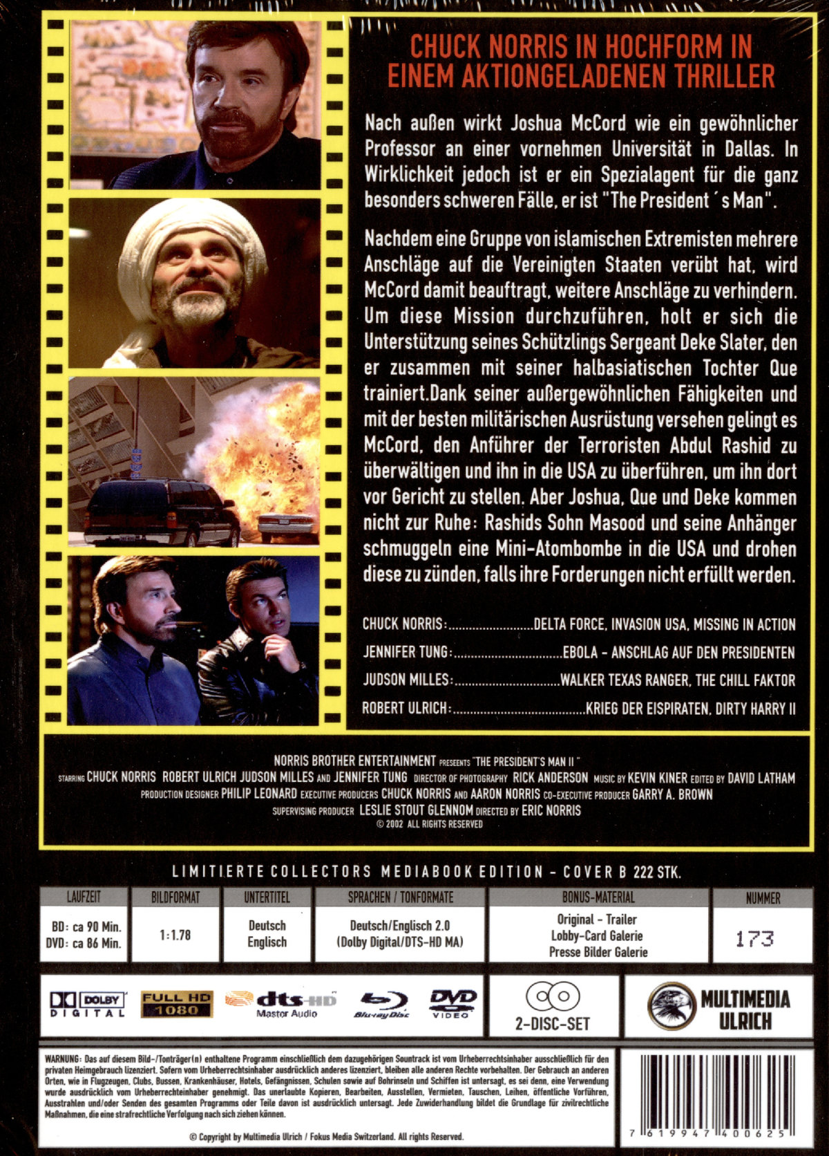 McCord - The Presidents Man 2 - Uncut Mediabook Edition (DVD+blu-ray) (B)