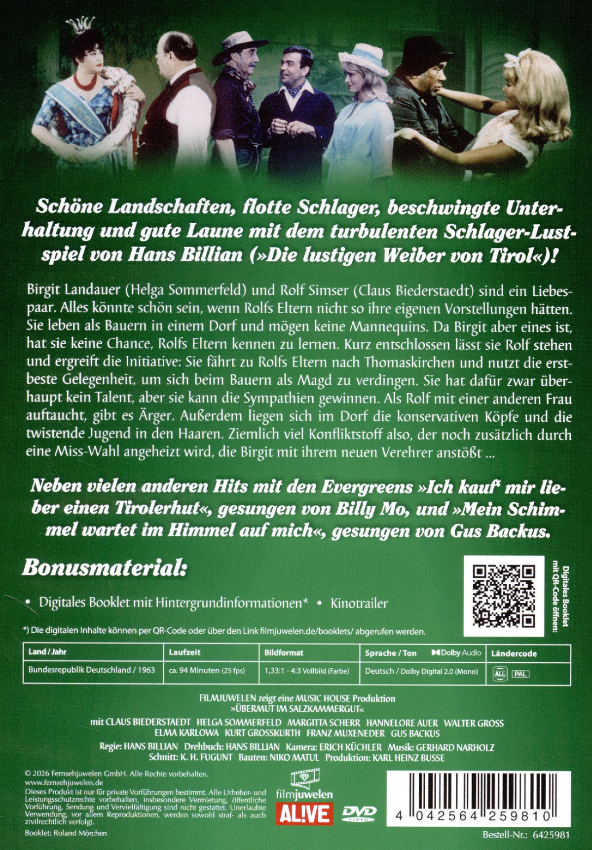 Übermut im Salzkammergut (Neuauflage)  (DVD)
