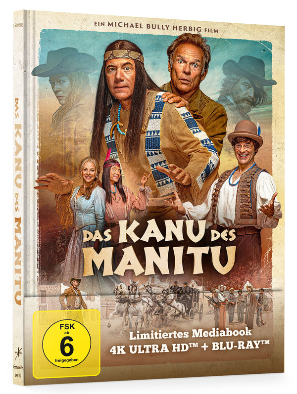 Das Kanu des Manitu - Limited Mediabook Edition  (4K Ultra HD+blu-ray)