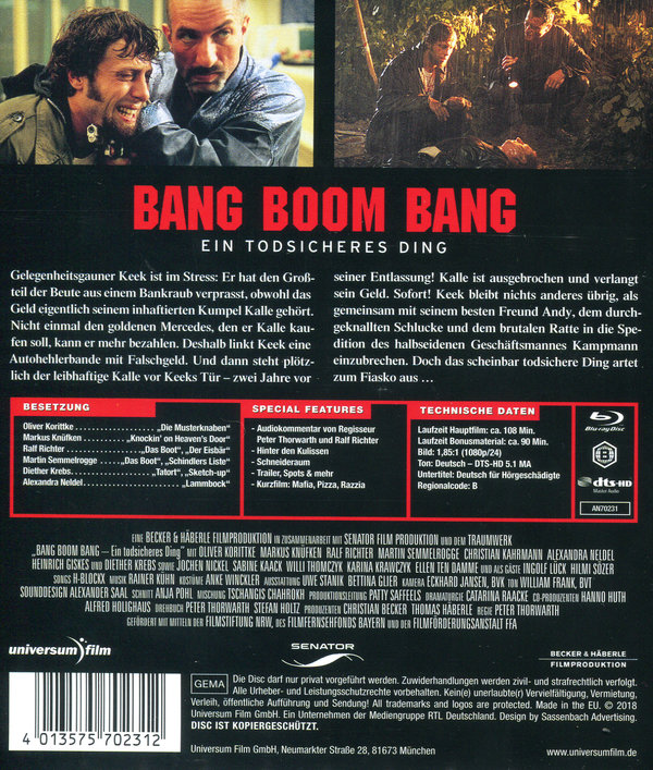 Bang Boom Bang - Ein todsicheres Ding (blu-ray)