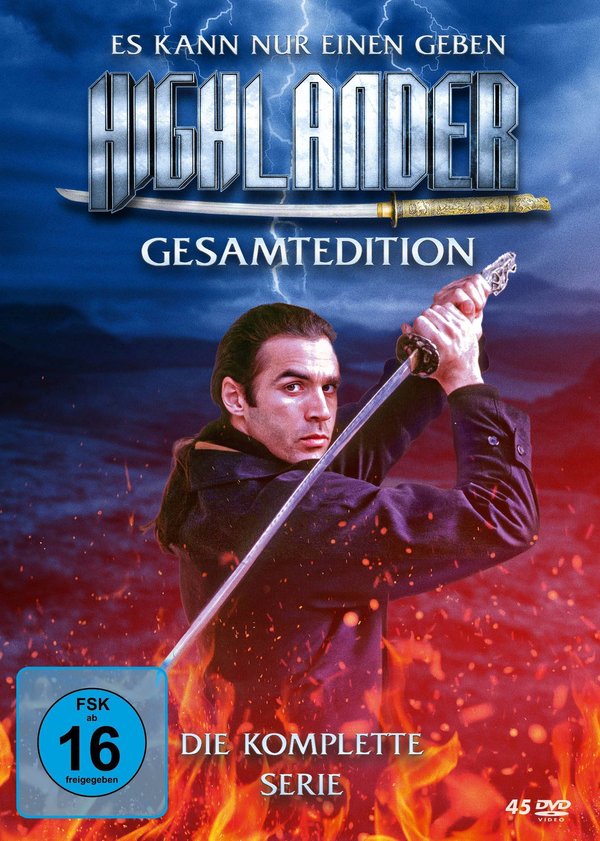 Highlander - Gesamtedition: Die komplette Serie mit Adrian Paul (Alle 6 Staffeln)  [45 DVDs]  (DVD)