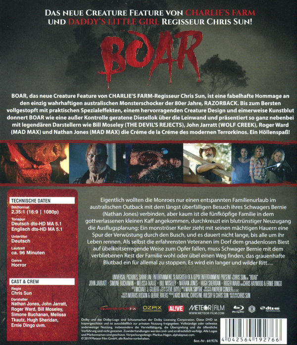 Boar - Uncut Edition (blu-ray)