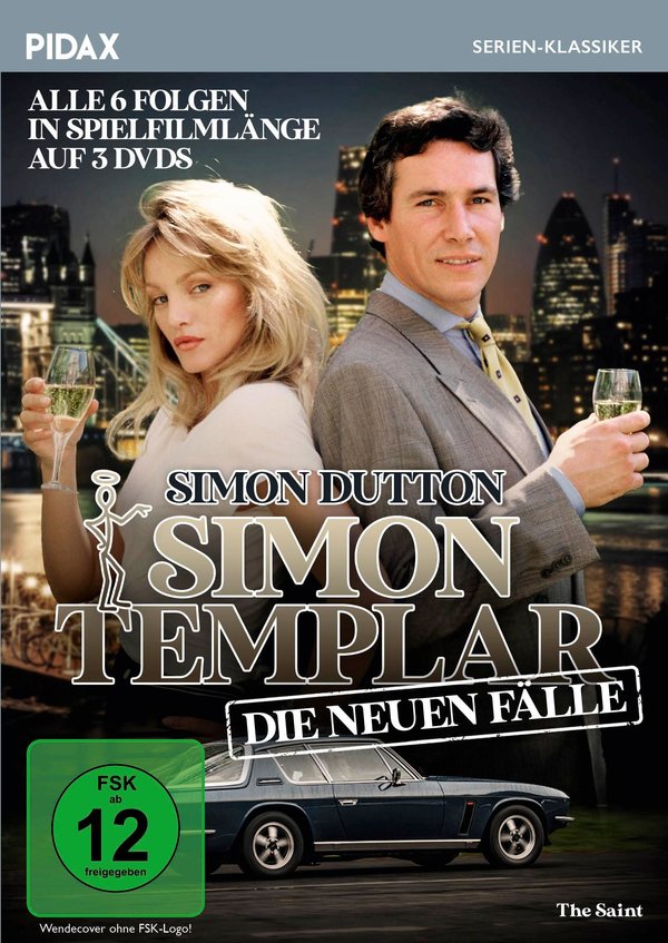 Simon Templar - Die neuen Fälle / Alle 6 Folgen in Spielfilmlänge (Pidax Serien-Klassiker)  [3 DVDs]  (DVD)