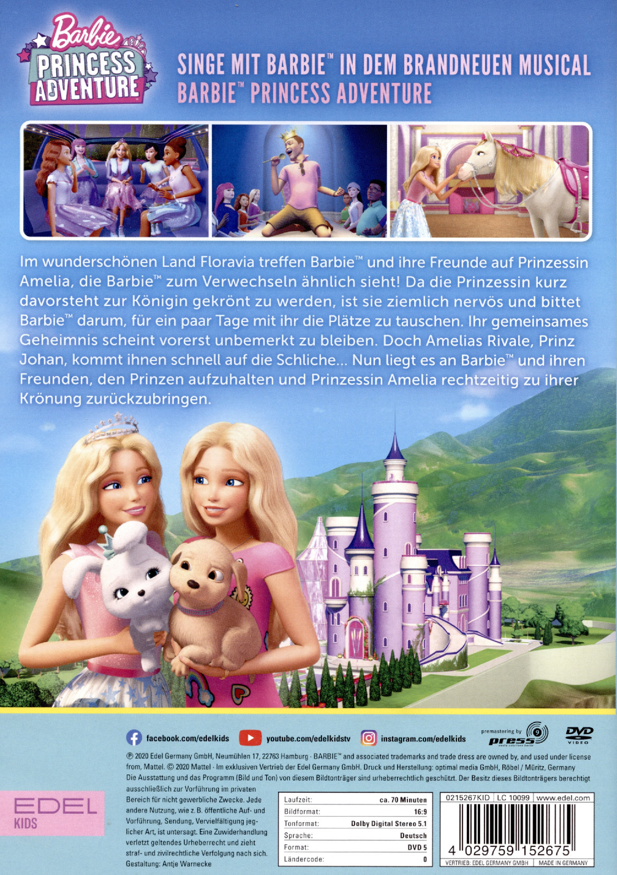 Barbie - Princess Adventure - Die DVD zum Film  (DVD)