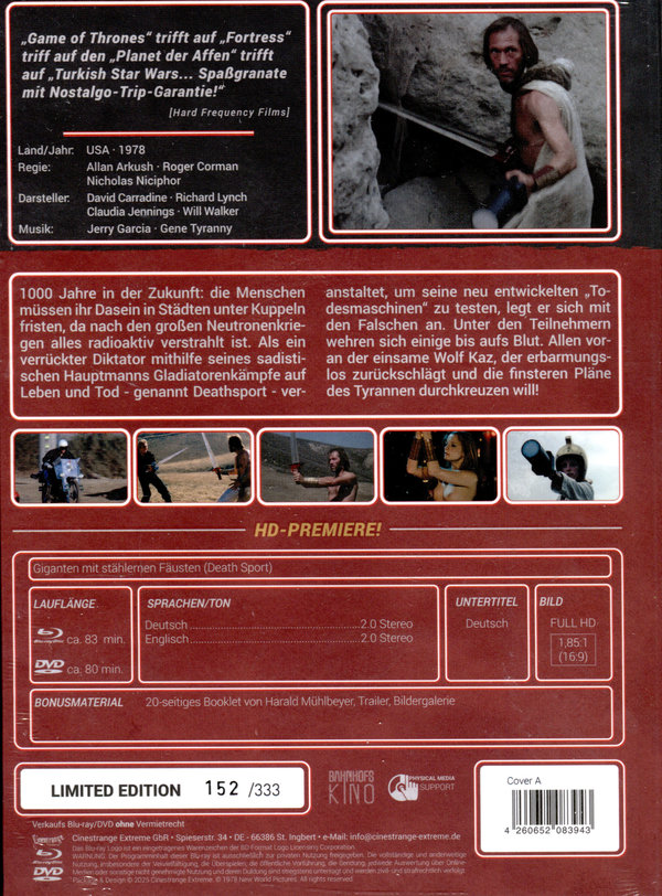 Giganten mit stählernen Fäusten - Uncut Mediabook Edition  (DVD+blu-ray) (A)