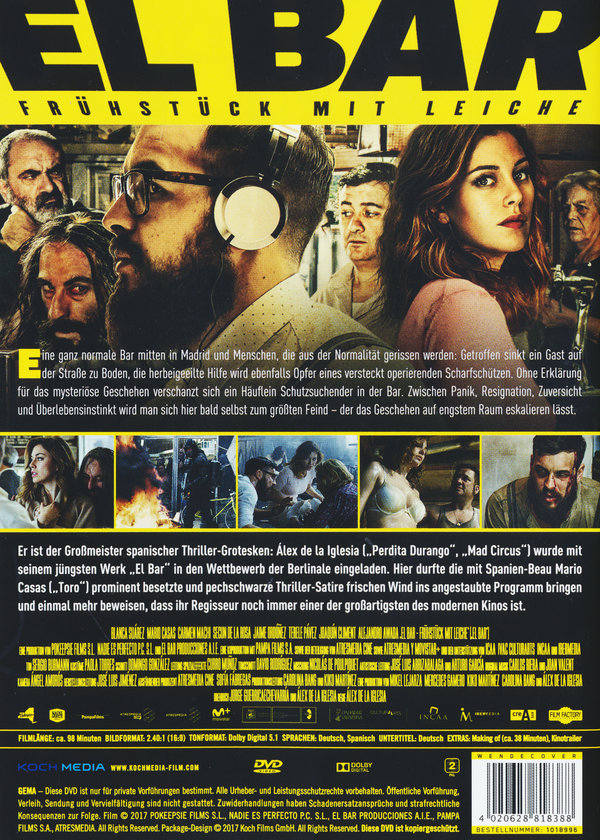 El Bar - Frühstück mit Leiche  (DVD)