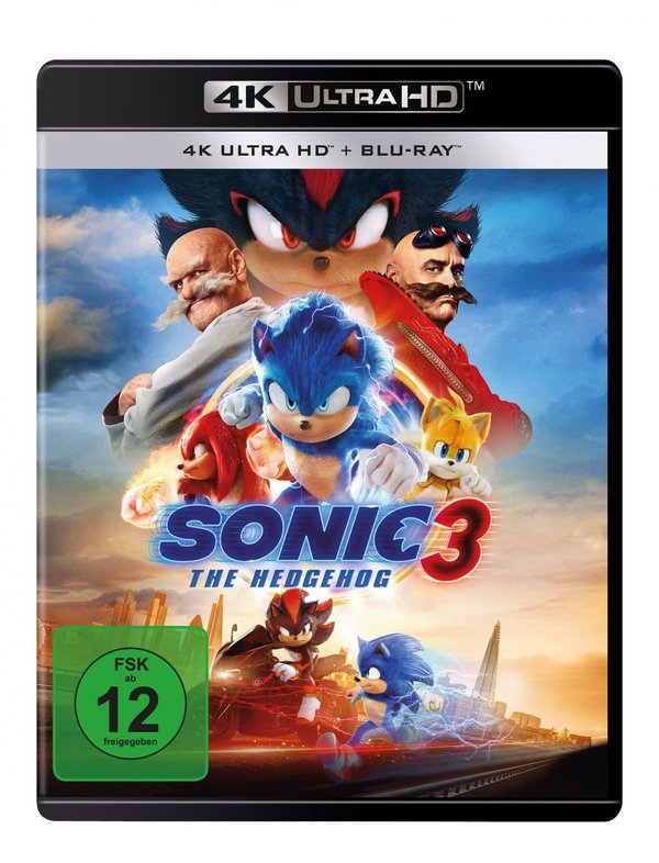 Sonic the Hedgehog 3  (4K Ultra HD) (+ Blu-ray)