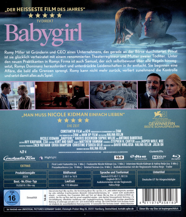 Babygirl  (Blu-ray Disc)