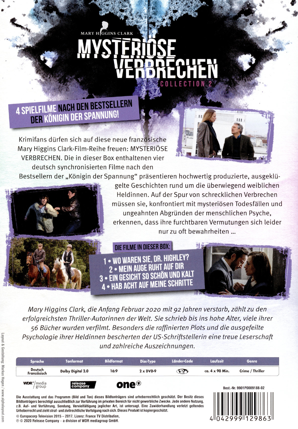 Mary Higgins Clark – Mysteriöse Verbrechen – Collection 2