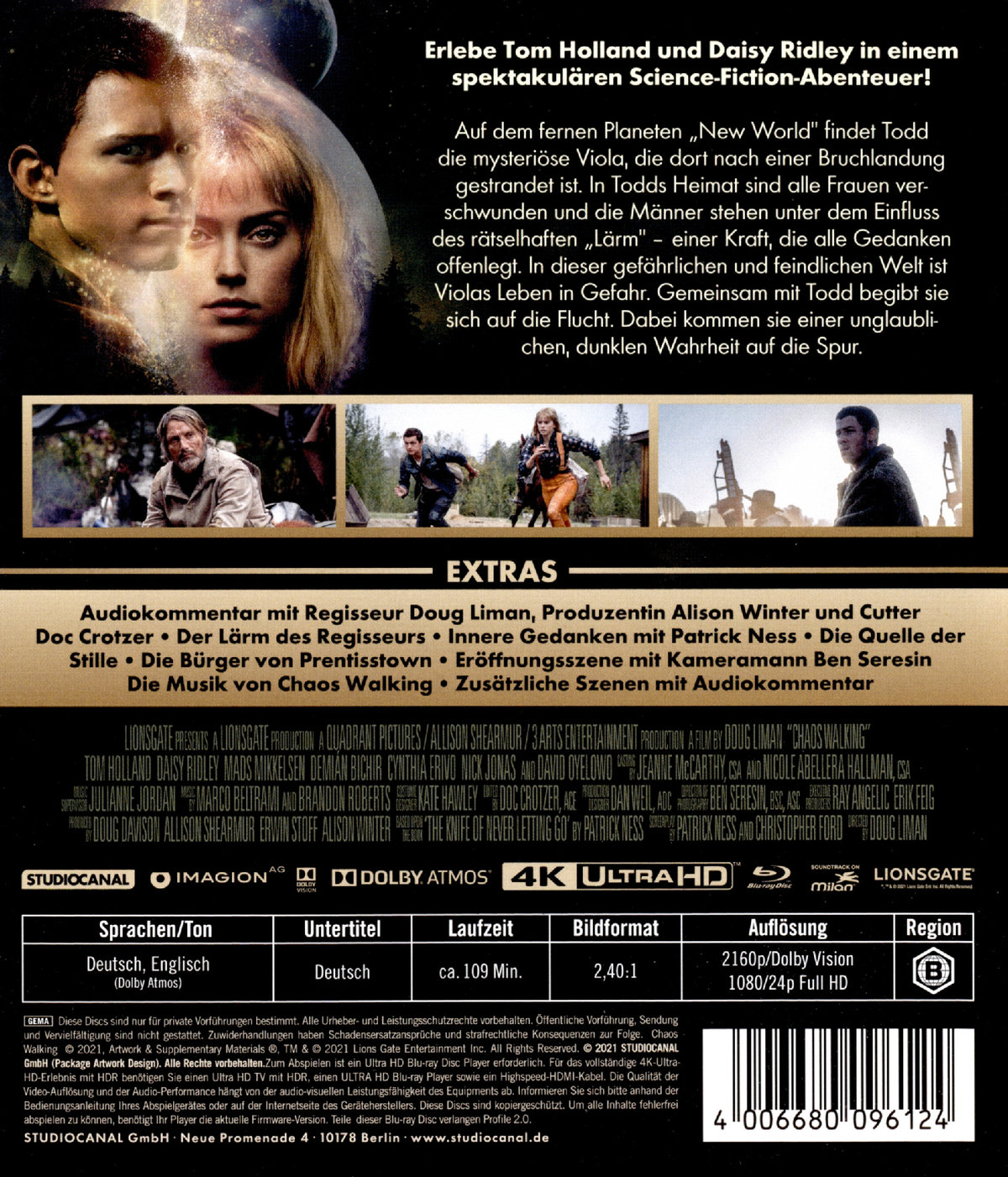 Chaos Walking (4K Ultra HD)
