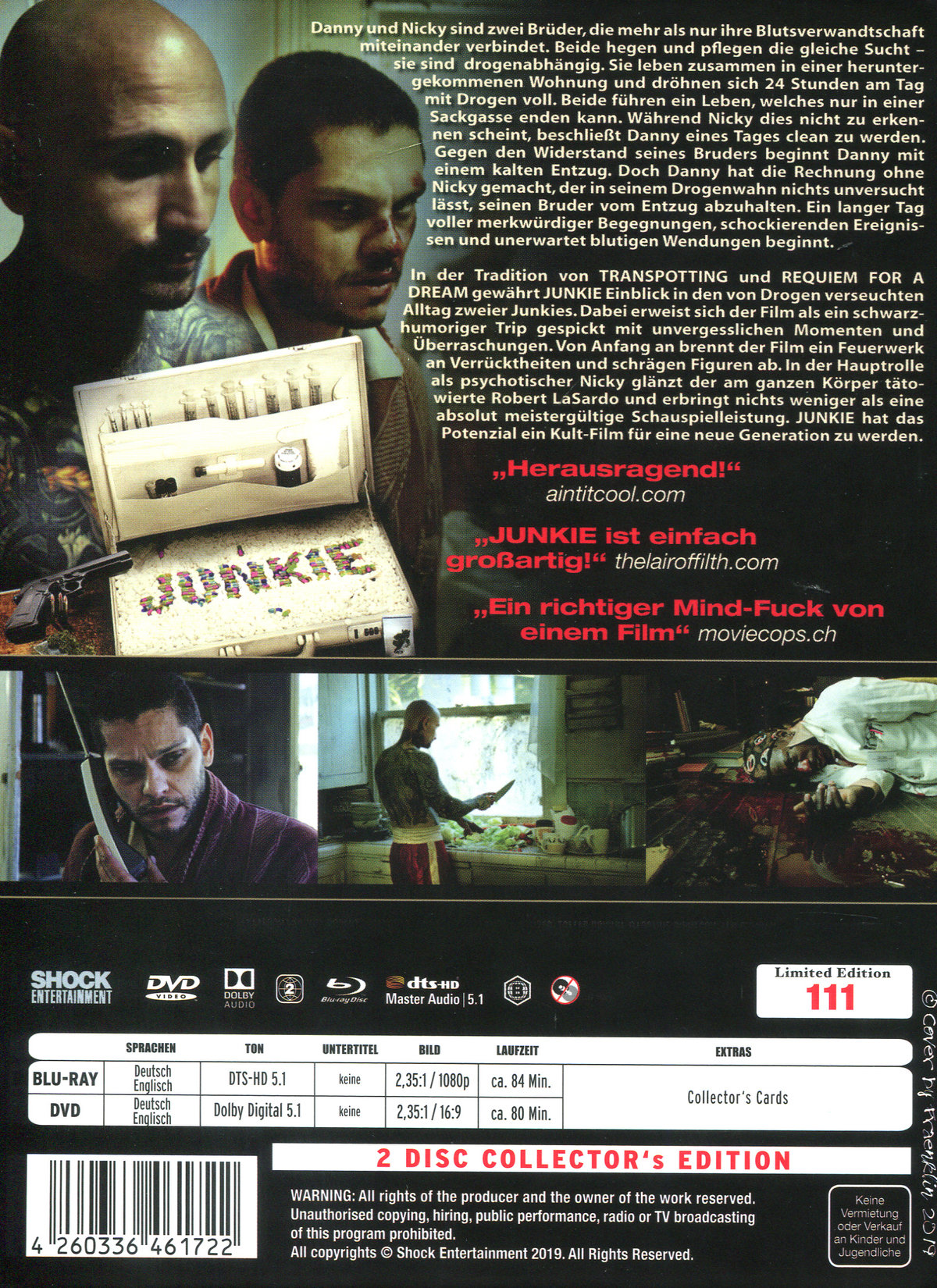 Junkie - Uncut Mediabook Edition (DVD+blu-ray) (E)
