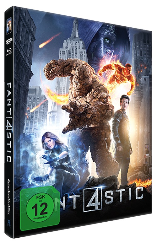 Fantastic Four (2015) - Uncut Mediabook Edition  (4K Ultra HD+blu-ray) (A) Fantastic Four (2015) - Uncut Mediabook Edition  (4K Ultra HD+blu-ray) (A)