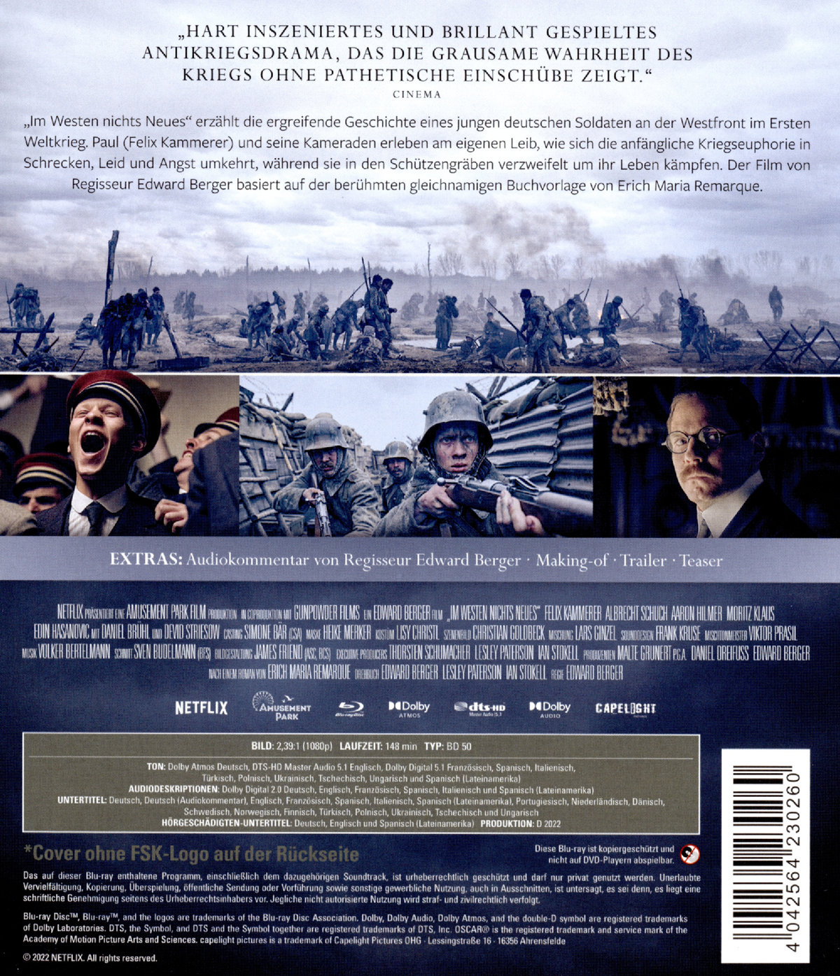 Im Westen nichts Neues (2022)  (Blu-ray Disc)