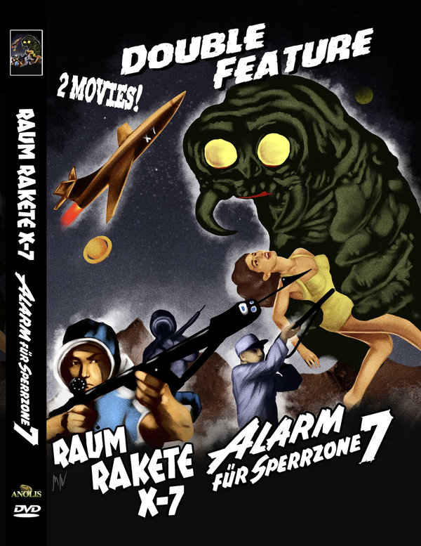 Raum Rakete X-7 - FBI im Großeinsatz/Alarm für Sperrzone 7 - DOUBLE  FEATURE / MONSTER CREATURE  NR.8 - Limited Edition  [2 DVDs]  (DVD)