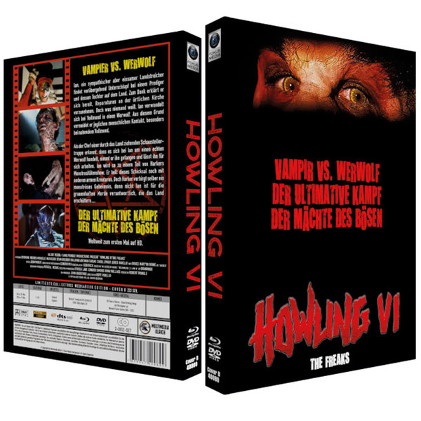 Howling 6 - The Freaks - Uncut Mediabook Edition  (DVD+blu-ray) (B)