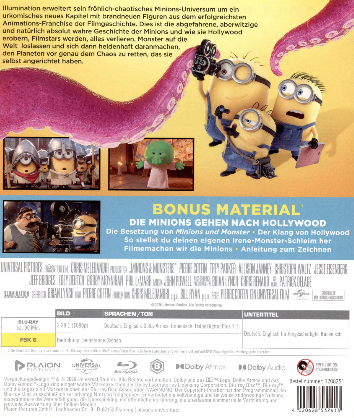 Minions & Monster  (blu-ray)