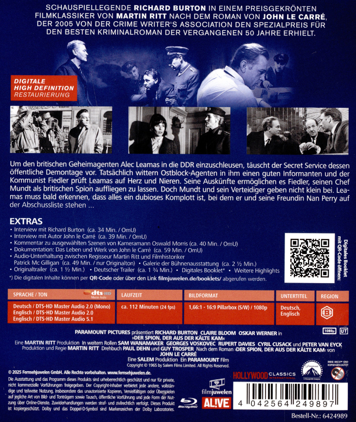 Der Spion, der aus der Kälte kam  (Blu-ray Disc)