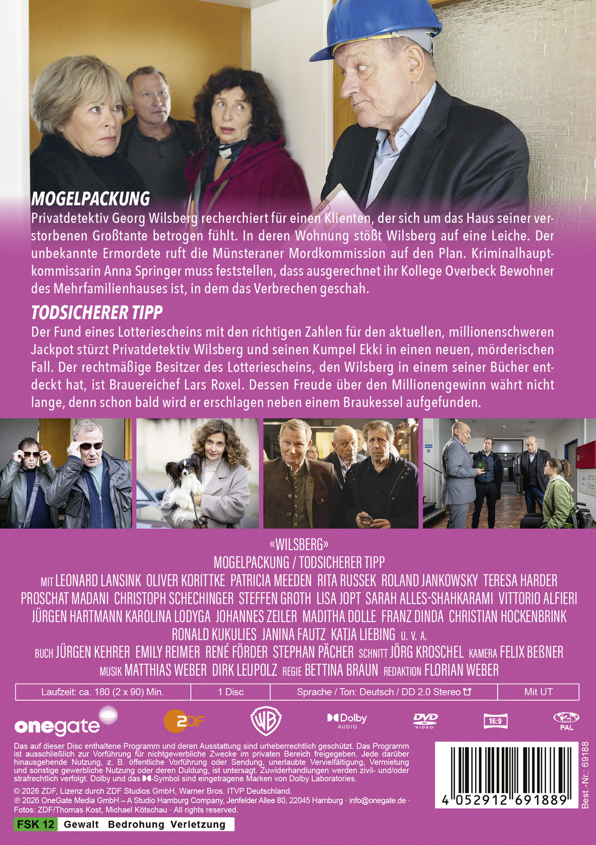 Wilsberg 44: Mogelpackung / Todsicherer Tipp  (DVD)