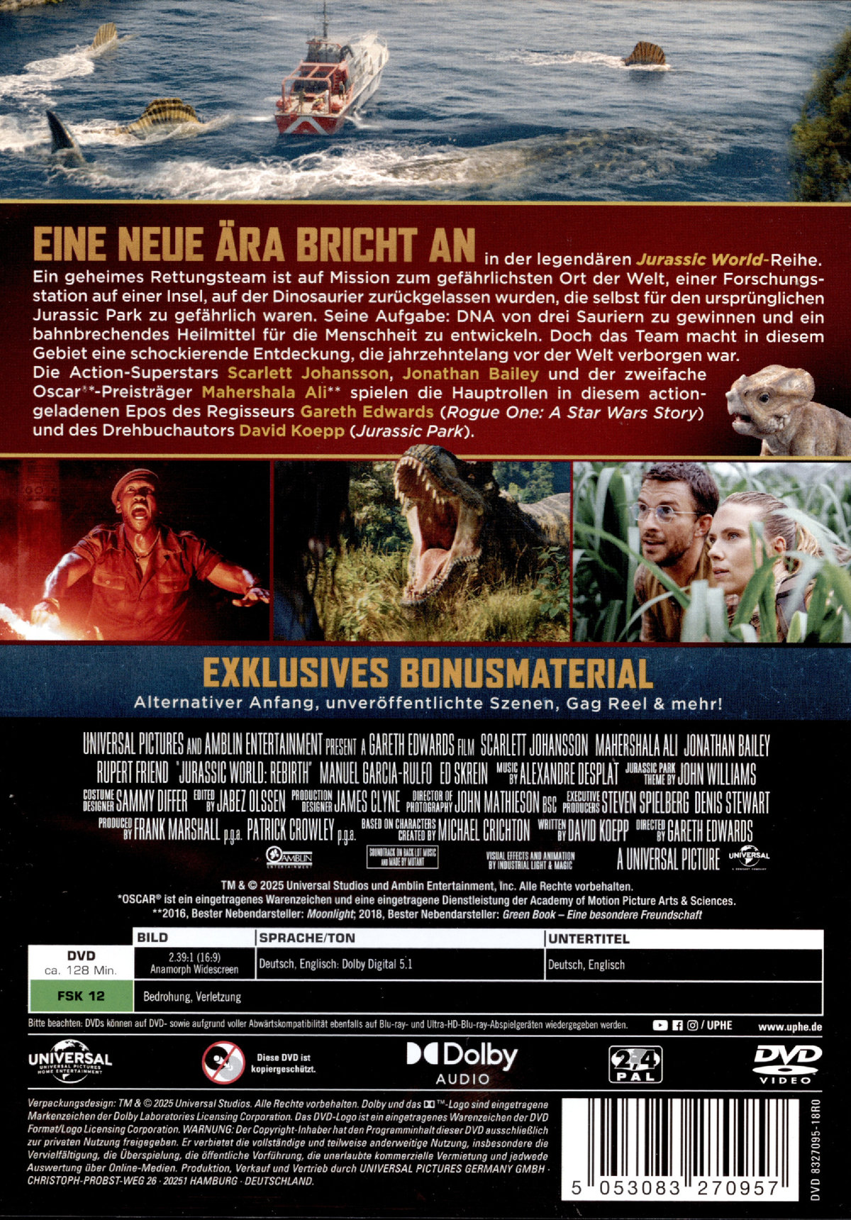 Jurassic World: Die Wiedergeburt  (DVD)