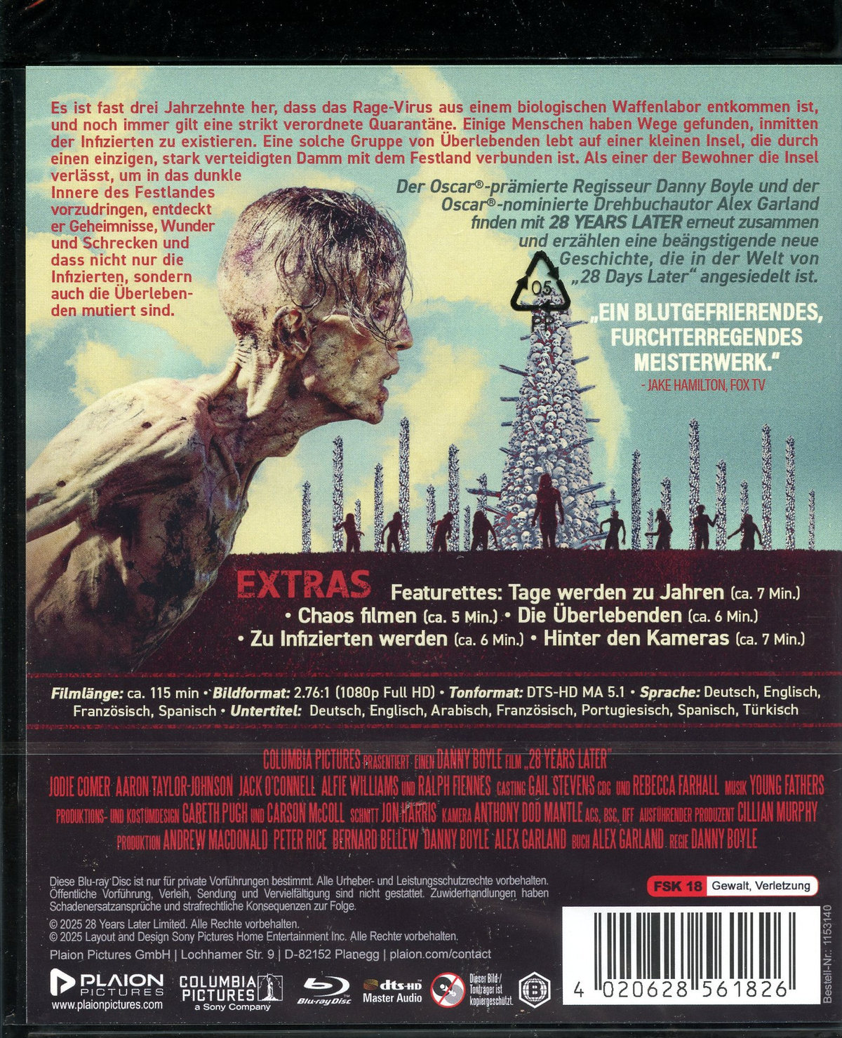 28 Years later  (Blu-ray Disc)