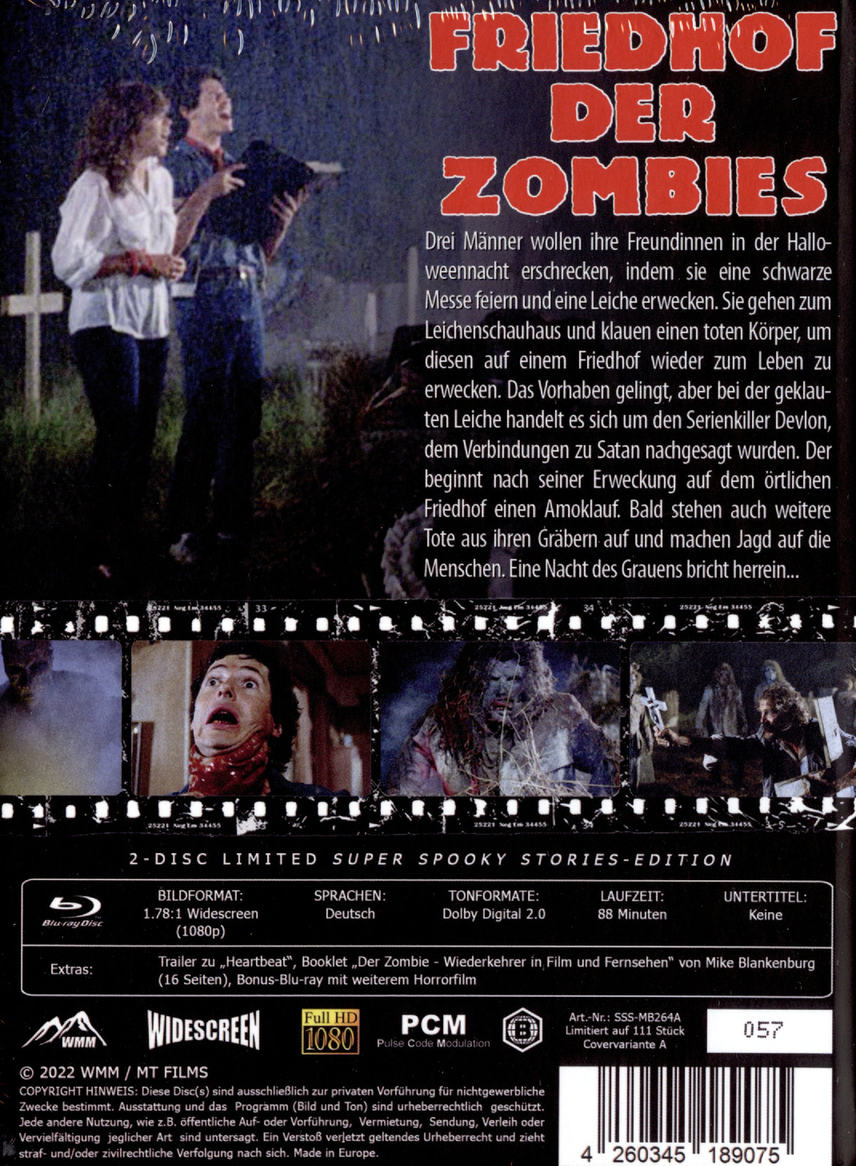 Friedhof der Zombies - Uncut Mediabook Edition (blu-ray)