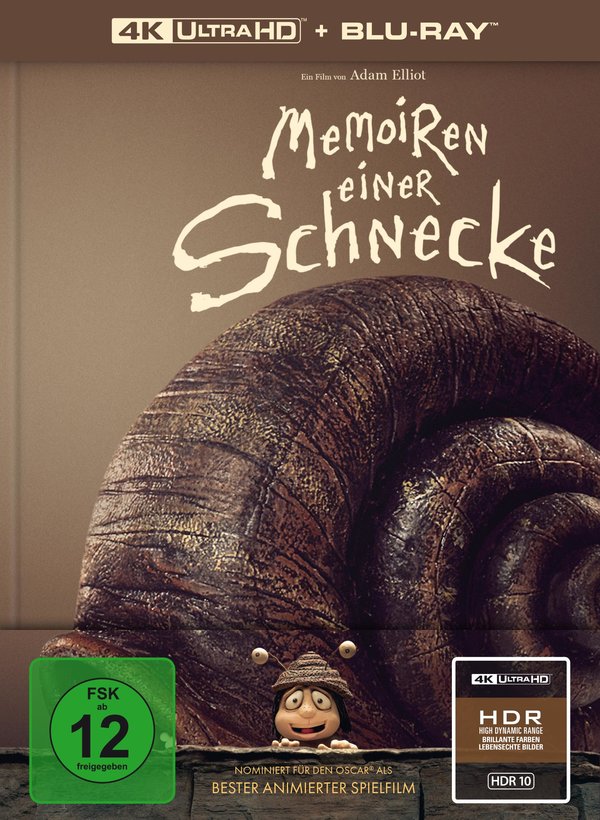 Memoiren einer Schnecke - Limited Mediabook Edition  (4K Ultra HD+Blu-ray)