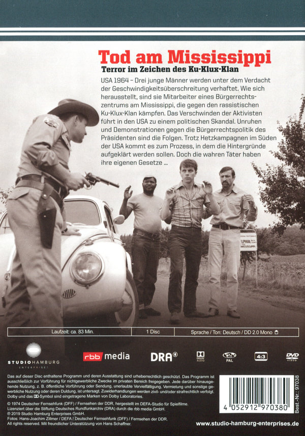 Tod am Mississippi  (DDR TV-Archiv)  (DVD)