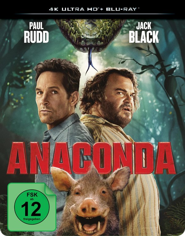 Anaconda (2025) - Limited Steelbook Edition  (4K Ultra HD+blu-ray)