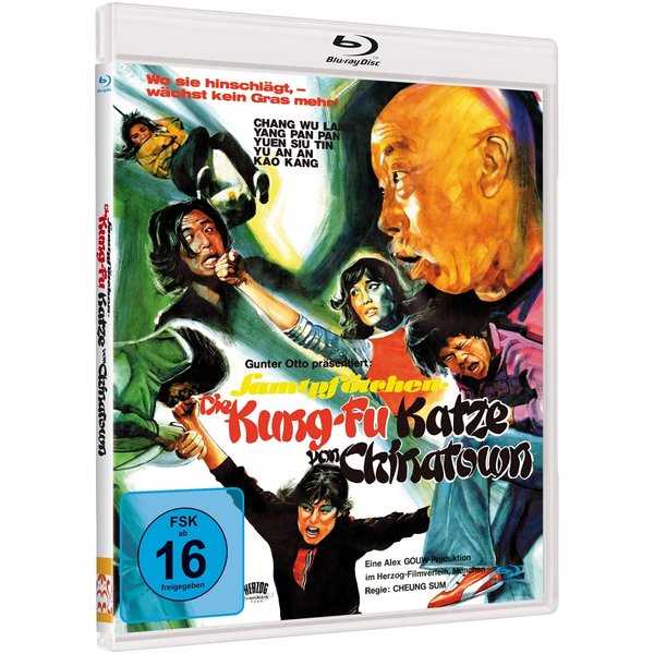 Samtpfötchen - Die Kung-Fu Katze von Chinatown - Cover A  (Blu-ray Disc)