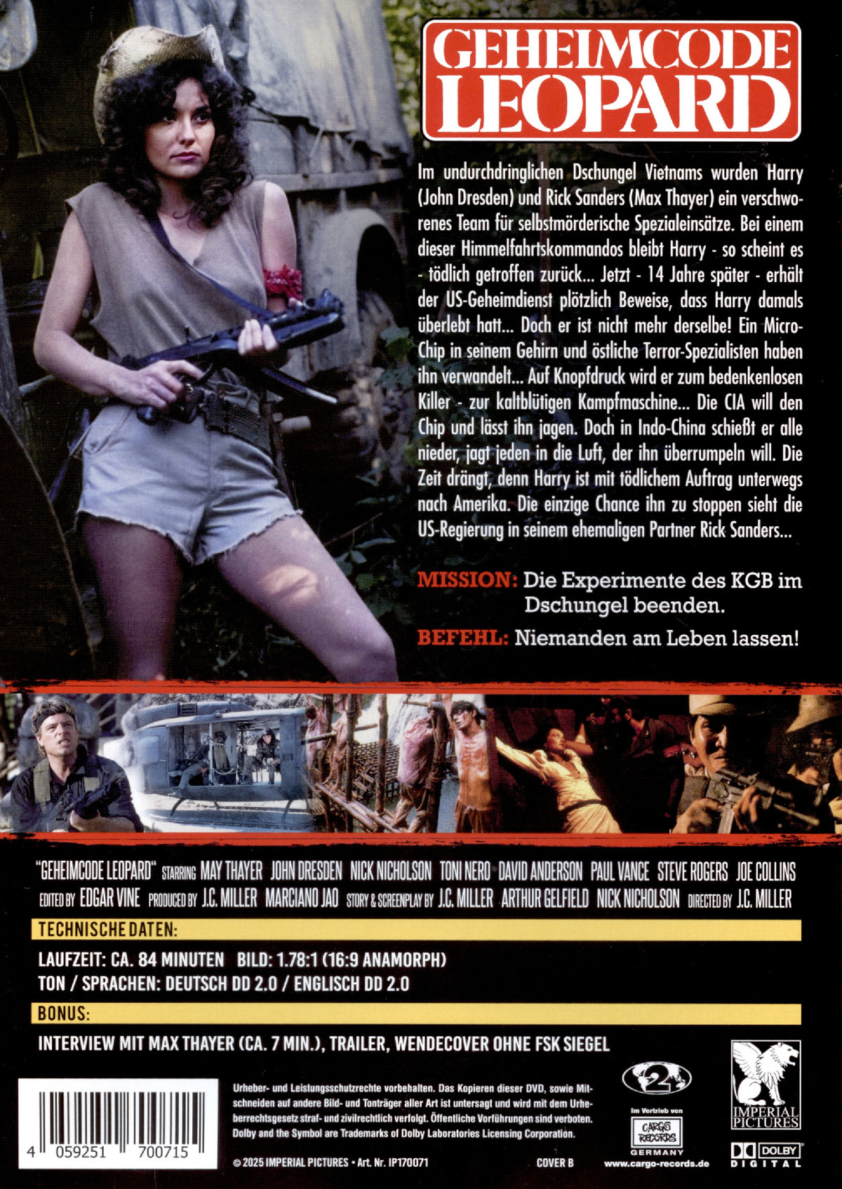 GEHEIMCODE LEOPARD - COVER B  (DVD)