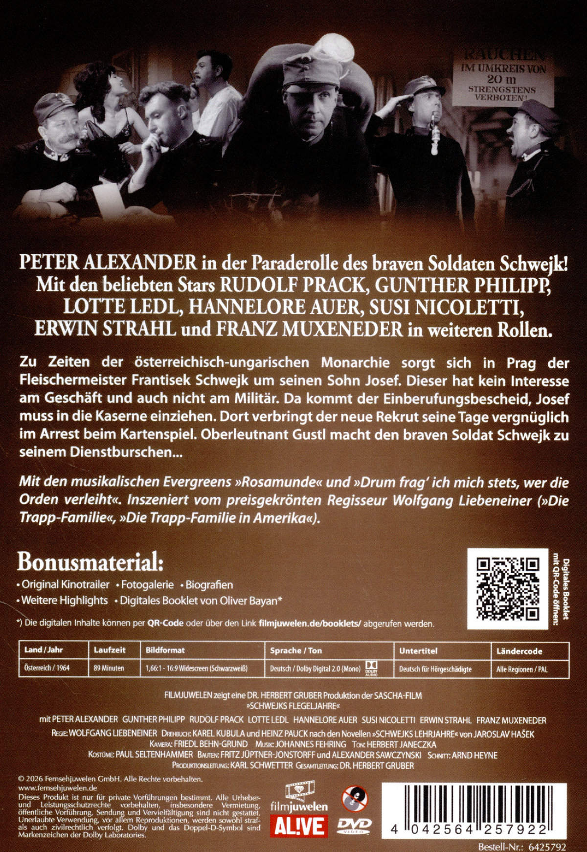 Schwejks Flegeljahre (mit Peter Alexander) (Neuauflage)  (DVD)