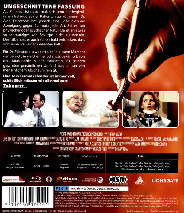 The Dentist (uncut)  (Blu-ray Disc)