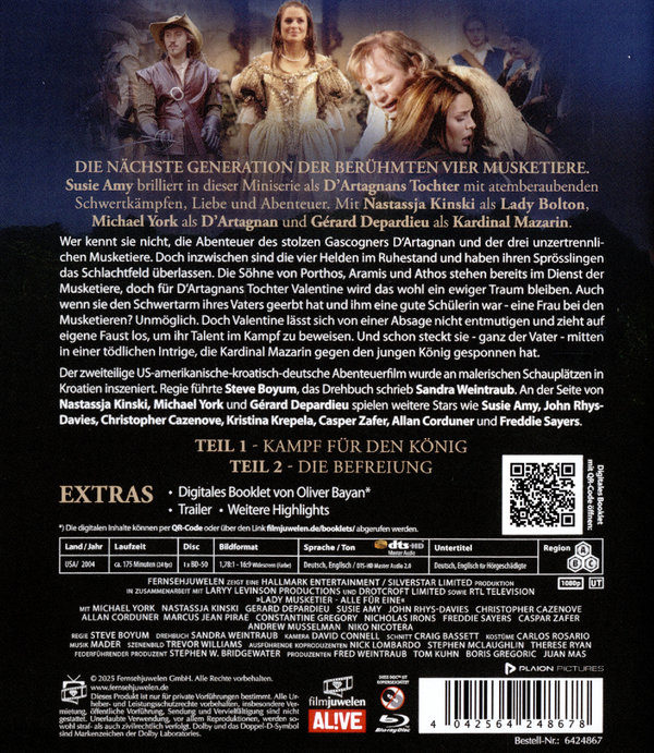 Lady Musketier - Alle für Eine (La Femme Musketeer)  (Blu-ray Disc)