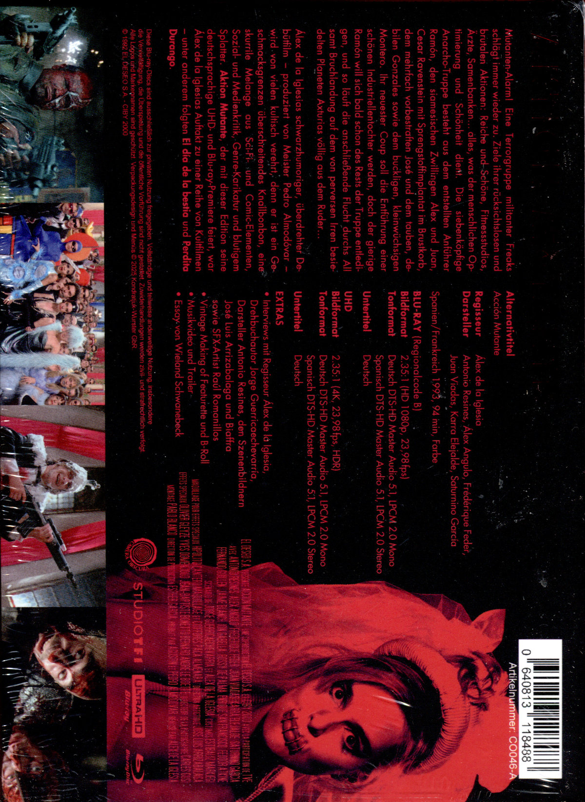 Aktion Mutante - Uncut Mediabook Edition  (4K Ultra HD+blu-ray)