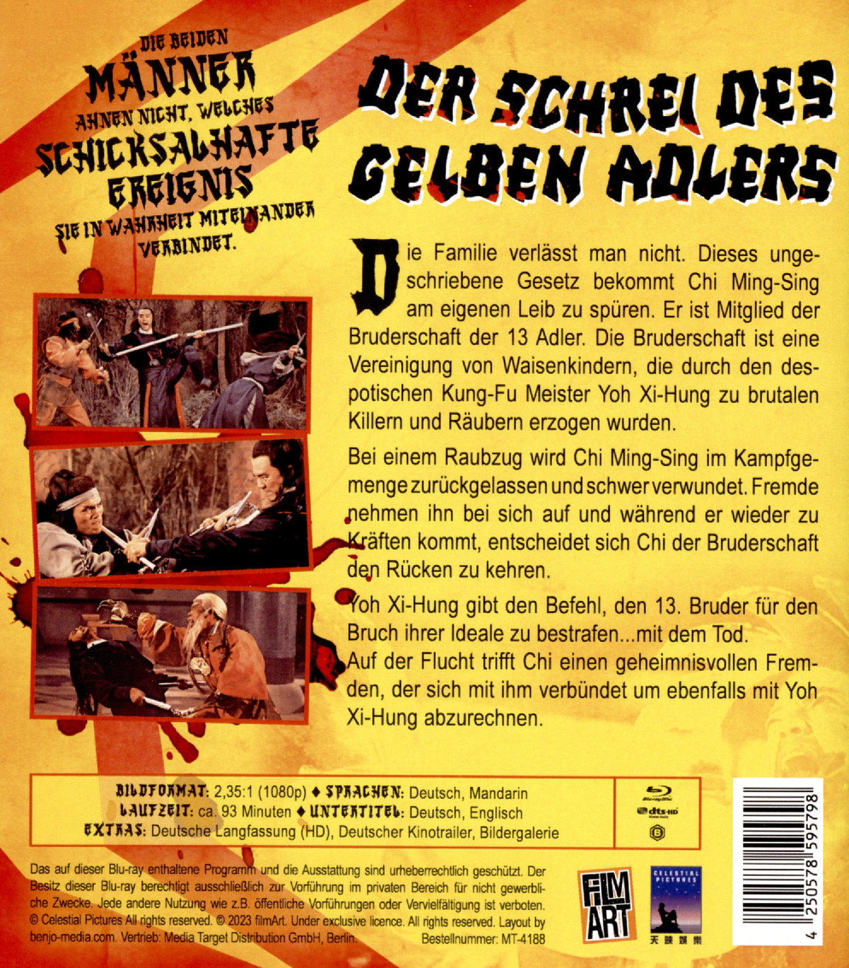 Schrei des gelben Adlers, Der - Uncut Edition  (blu-ray)